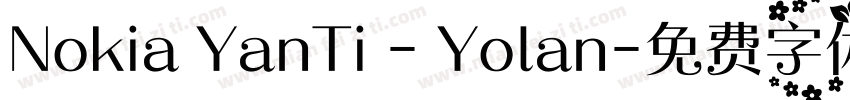 Nokia YanTi - Yolan字体转换